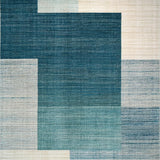 Ultra Soft Area Rug, Non Slip, Stain Resistant, Washable Area Rugs for Living Room, Bedroom, Transitional Ombre Rug: Subtle Color Variations, Smooth Surface Design(Blue)