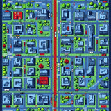 Interactive Cityscape Play Design(Blue)