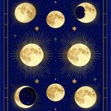 Ethereal Moonlit Patterned Elegance(Blue)