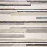 Artful Earthy Abstract Stripes(Beige)
