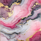 Sleek Modern Pastel Swirls(Pink)