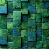 Eco Friendly Green Mosaic Aesthetic(Green)