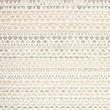 Beige Area with Modern Wave and Dot Embellishments(Beige)