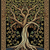 Traditional Nature Themed Aesthetics(Black)