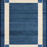 Chic Geometric Border Elegance(Blue)