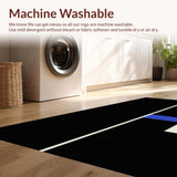 Chic Black and White Geometric Motif(Black)