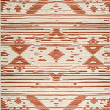 Beige Terracotta Diamond Linear Stripe Accents(Beige)