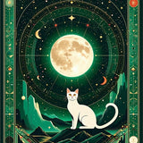 Unique Celestial Decorative Style(Green)