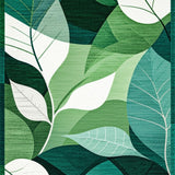 Artful Abstract Oceanic Palette(Green)