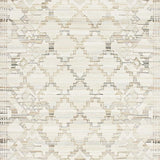 Ultra Soft Area Rug, Non Slip, Stain Resistant, Washable Area Rugs for Living Room, Bedroom, Chic Soft Cream Geometric Motif(Beige)