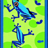 Ultra Soft Area Rug, Non Slip, Stain Resistant, Washable Area Rugs for Living Room, Bedroom, Chic Cartoon Animal Bath Decor(Blue)