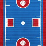 Charming Youthful Sports Iconography(Red)