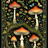 Stylish Gothic Inspired Leaf(Black)