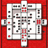 Ultra Soft Area Rug, Non Slip, Stain Resistant, Washable Area Rugs for Living Room, Bedroom, Stylish Red and White Contrast(Red)