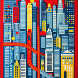Lively Metropolitan Journey(Red)