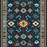 Southwest Tribal Geometric Inspiration(Blue)