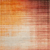 Ultra Soft Area Rug, Non Slip, Stain Resistant, Washable Area Rugs for Living Room, Bedroom, Ombre Gradient Rug with Rustic Vintage Look and Delicate Linear Texture(Brown)