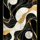 Trendy Modern Geometric Statement(Black)
