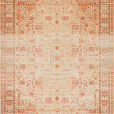 Ultra Soft Area Rug, Non Slip, Stain Resistant, Washable Area Rugs for Living Room, Bedroom, Beige Rustic Kitchen(Orange)