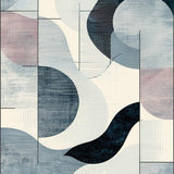 Chic Geometric Lines Composition(Gray)