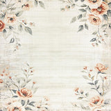 Ultra Soft Area Rug, Non Slip, Stain Resistant, Washable Area Rugs for Living Room, Bedroom, Rustic Charm Farmhouse Style Floral Distressed Traditional Motif(Beige)