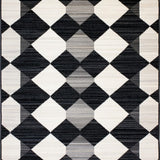 Contemporary Black Checkered Style(Black)