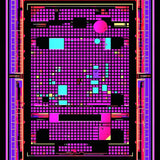 Ultra Soft Area Rug, Non Slip, Stain Resistant, Washable Area Rugs for Living Room, Bedroom, Energetic Vintage Pixelated Style(Pink)