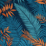 Lively Vintage Floral Composition(Blue)
