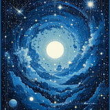 Charming Planetary Exploration Vibe(Blue)