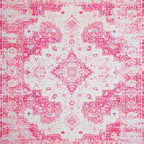 Graceful Low Pile Vintage Design(Pink)