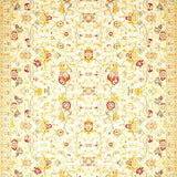 Beige Yellow Tan Abstract Flannel Non Slip Bath Mat(Beige)