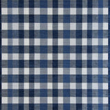 Modern Transitional Blue Gray Check(Blue)
