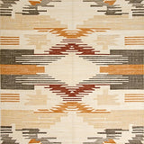Ultra Soft Area Rug, Non Slip, Stain Resistant, Washable Area Rugs for Living Room, Bedroom, Rustic Earthy Print Aesthetic(Beige)