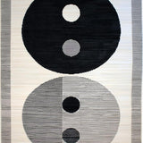 Elegant Circular Monochrome Motif(Black)