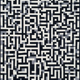 Ultra Soft Area Rug, Non Slip, Stain Resistant, Washable Area Rugs for Living Room, Bedroom, Stylish Black and White Chevron Design(Black)