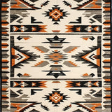 Luxe Ethnic Abstract Arrangement(Gray)