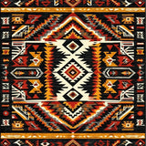 Ultra Soft Area Rug, Non Slip, Stain Resistant, Washable Area Rugs for Living Room, Bedroom, Rustic Southwestern Accent with Depth(Red)