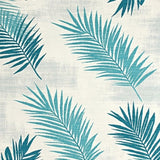Ultra Soft Area Rug, Non Slip, Stain Resistant, Washable Area Rugs for Living Room, Bedroom, Chic Aqua Tones with Leaf Patterns(Blue)