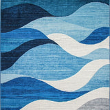 Stylish Minimalist Artistic Texture(Blue)
