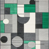 Contemporary Abstract Green Aesthetic(Gray)
