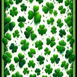 Elegant Green Leaf Motif Design(Green)