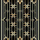 Dramatic Seamless Art Deco Influence(Black)