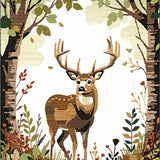 Delightful Cozy Woodland Theme(Beige)