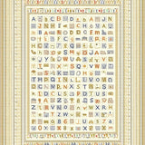 Elegant Alphabetic Play Surface(Red)