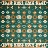 Chic Southwestern Ethnic Motif(Green)