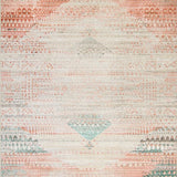 Ultra Soft Area Rug, Non Slip, Stain Resistant, Washable Area Rugs for Living Room, Bedroom, Elegant Pastel Lattice Pattern(Pink)