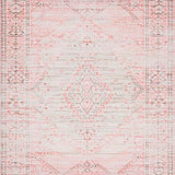 Ultra Soft Area Rug, Non Slip, Stain Resistant, Washable Area Rugs for Living Room, Bedroom, Soft Pink Grey Abstract Elegance(Pink)