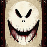 Ultra Soft Area Rug, Non Slip, Stain Resistant, Washable Area Rugs for Living Room, Bedroom, Rustic Halloween Themed Decor Piece(White)