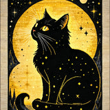 Retro Abstract Zodiac Dreamscape(Black)