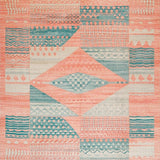 Ultra Soft Area Rug, Non Slip, Stain Resistant, Washable Area Rugs for Living Room, Bedroom, Tribal Tapestry(Red)